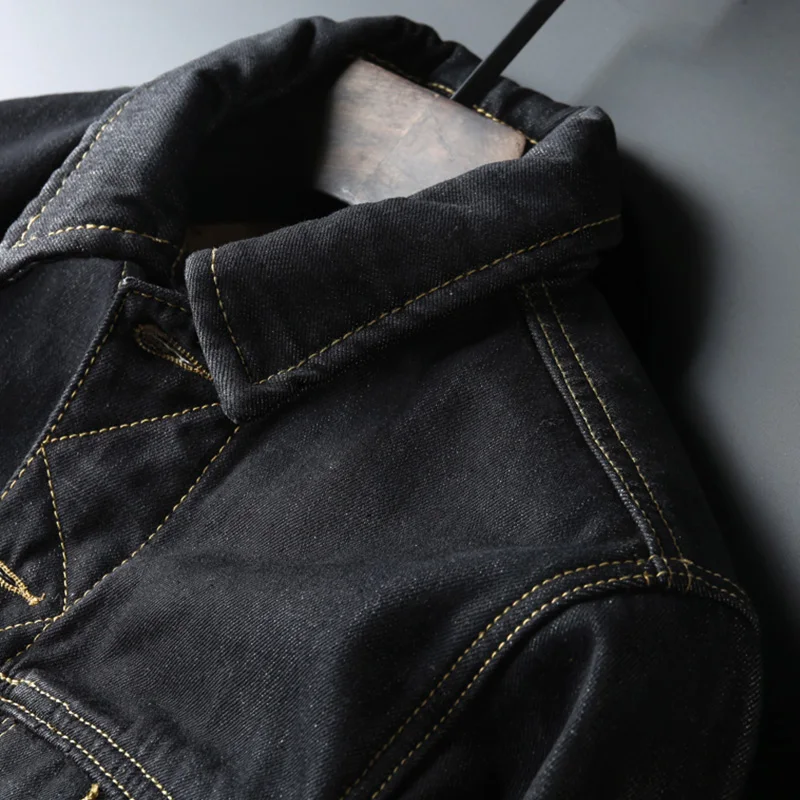 Мужская зимняя куртка из плотной бархатной шерсти мотоциклетная ветрозащитная