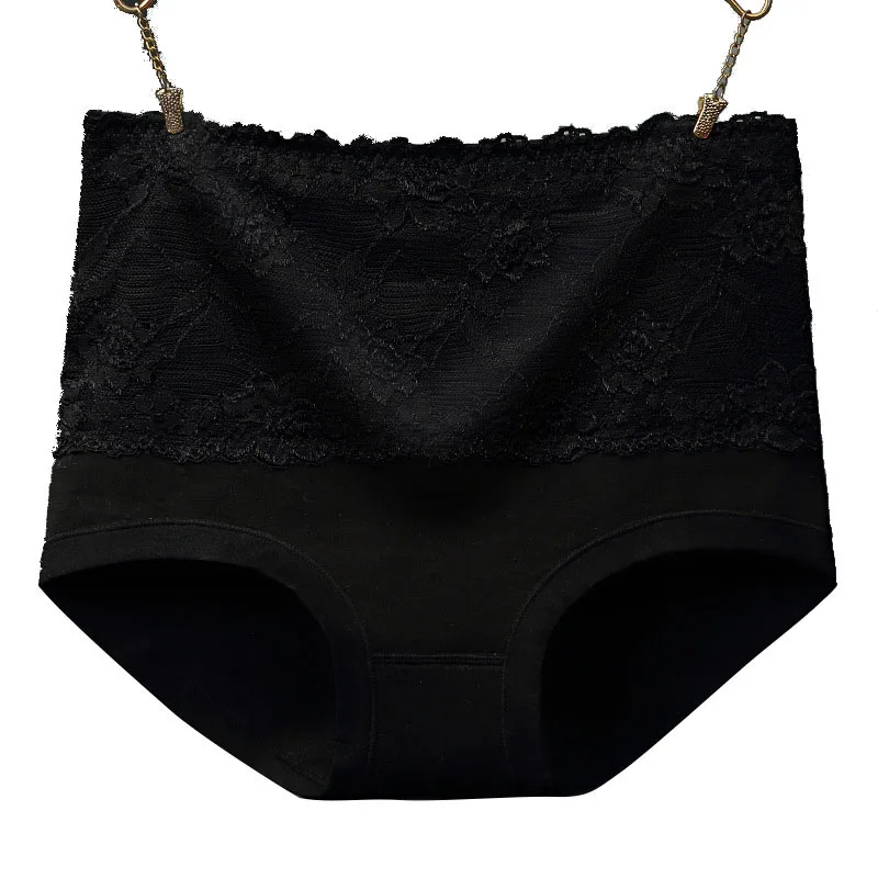 

High Waist Women Panties Breathable Elastic Soft Briefs Sexy Lace Women Underwear Seamless Women Underpants Knicker Lingerie