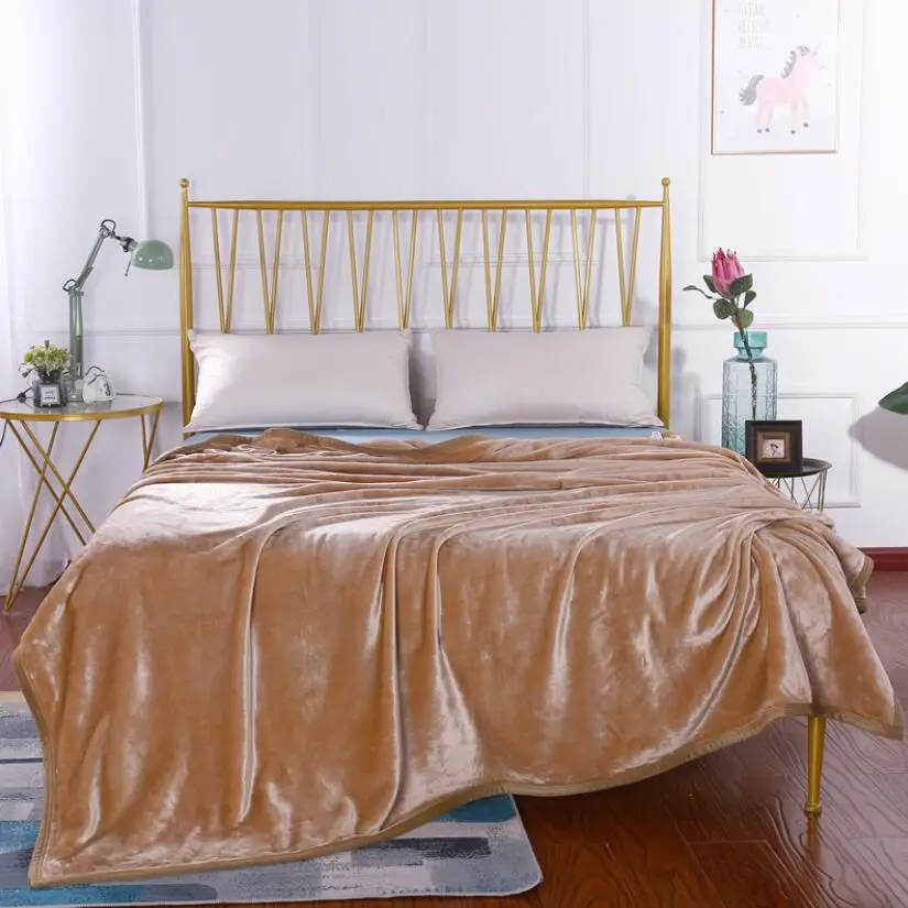 Новое супермягкое Фланелевое Норковое одеяло покрывало постельное белье