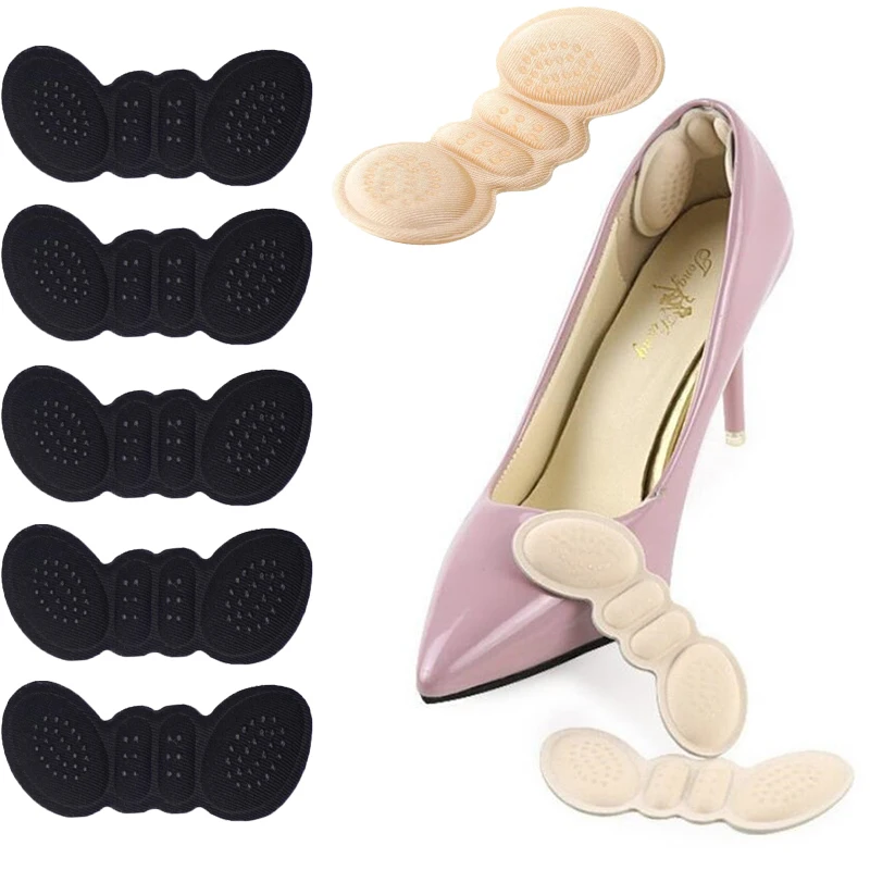 6 Pairs Heel Insoles Pads for Women High Heel Shoes Adhesive Liner Grip Heels Protector Sticker Foot Pain Relief Care Insert Pad