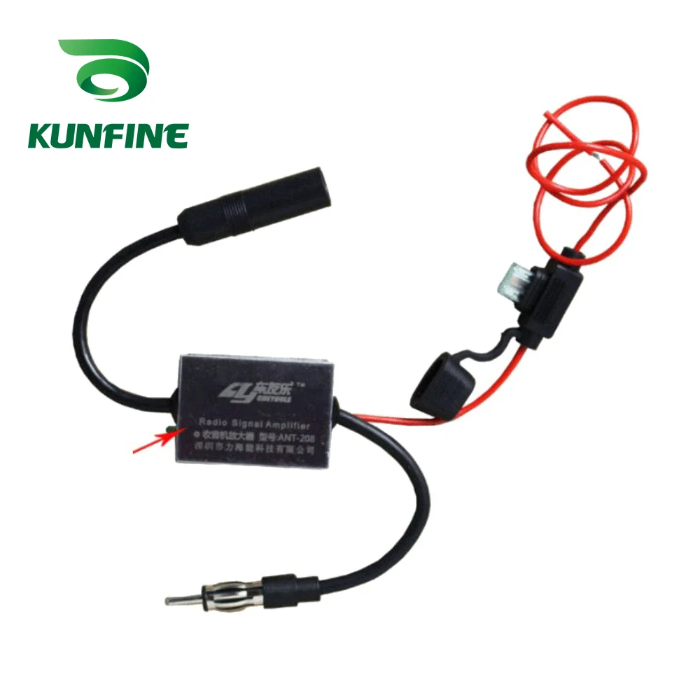 12V 24V универсальный металлический авто радио FM Антенна Усилитель сигнала для