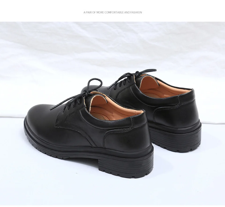 EOFK/модные черные кожаные туфли; женские мокасины; Chaussures; дизайнерские туфли на плоской подошве со шнуровкой; женские туфли-Дерби; Mujer