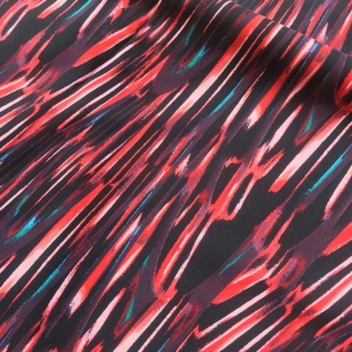 Высококачественная искусственная хлопковая ткань с принтом фейерверка нежная и