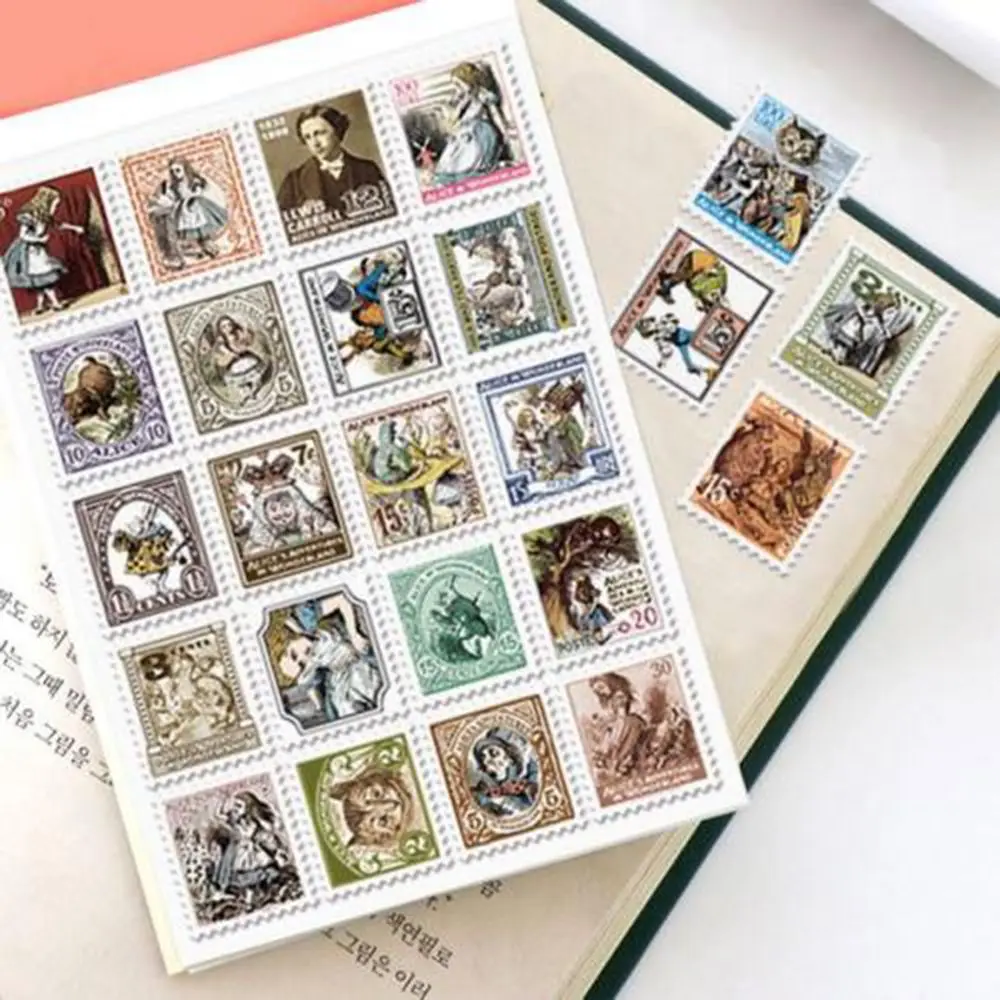 80 шт (4 листов) &quotсделай сам&quot Винтаж Ретро штамп планировщика наклейки Лондон