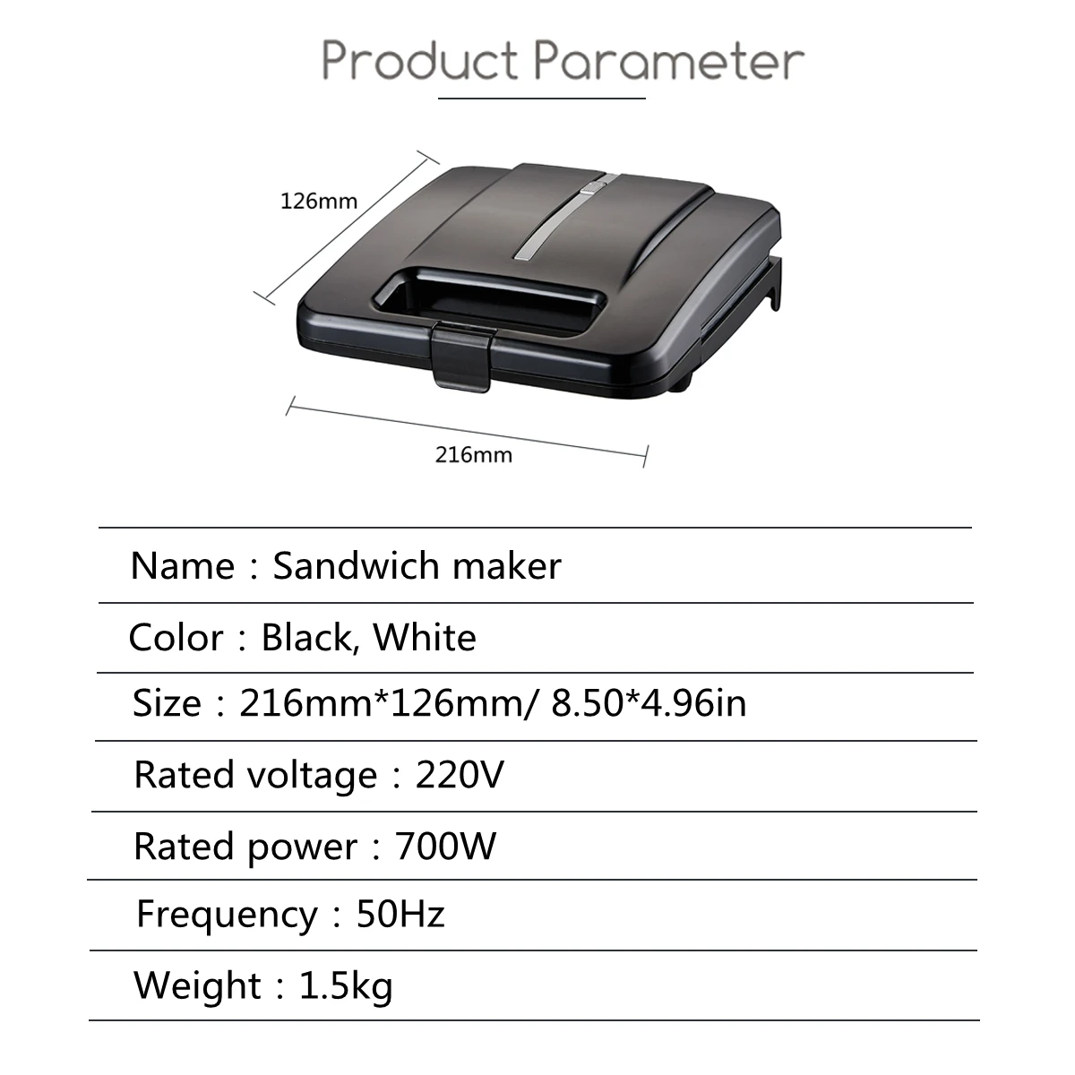 220V 70W Household Electric Cake Maker Sandwich Breakfast Machine Iron Toaster Baking Pan Oven Dropship | Бытовая техника