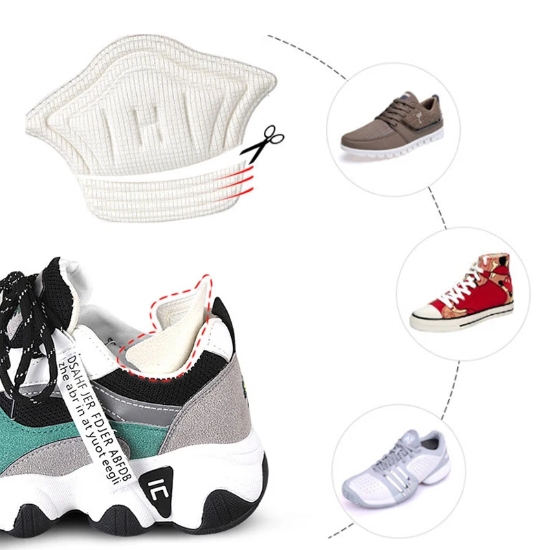 Sunvo Women Insoles for Sport Running Shoes Adjust Size Heel Liner Grips Protector Sticker Pain Relief Patch Foot Care Inserts