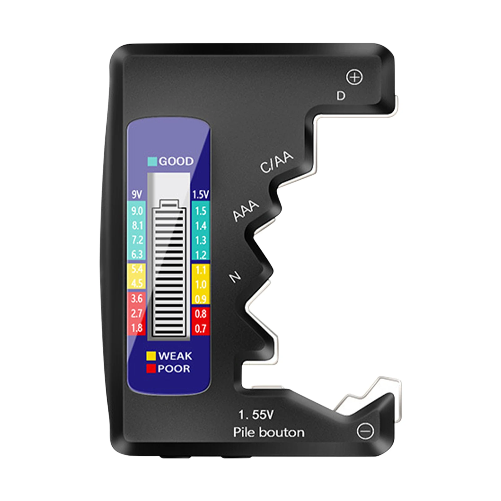 

Профессиональные быстросъемные аксессуары из АБС-пластика для дома и офиса, универсальный тестер емкости аккумулятора, цифровой портативн...