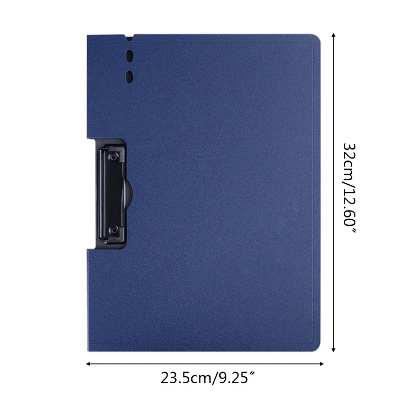 

H8WA Handheld A4 Profile Clip File Folder 360 Degree Flip Waterproof Multi-Color 9.25x12.60in for Home Office School