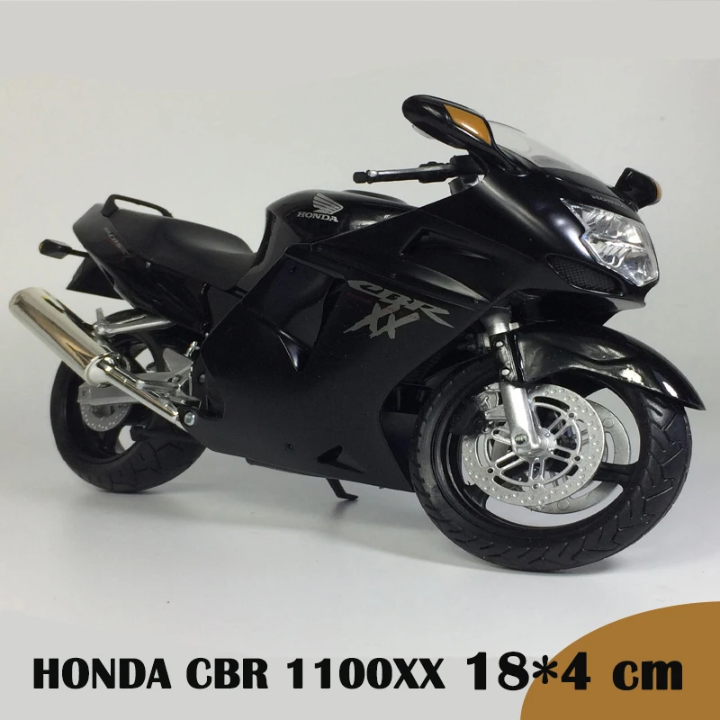 HONDA CBR 1100XX 1:12 HONDA CB750 Police Motorcycle Cruiser Diecast Simulation 17CM Engine Display Model Boy Birthday Gift - Цвет: HONDA CBR 1100XX