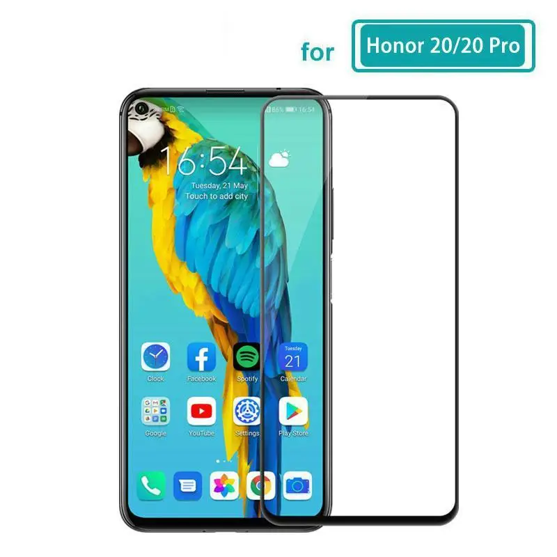 2.5D полностью проклеенное закаленное стекло для huawei mate30 lite P Smart 2019 Защита экрана