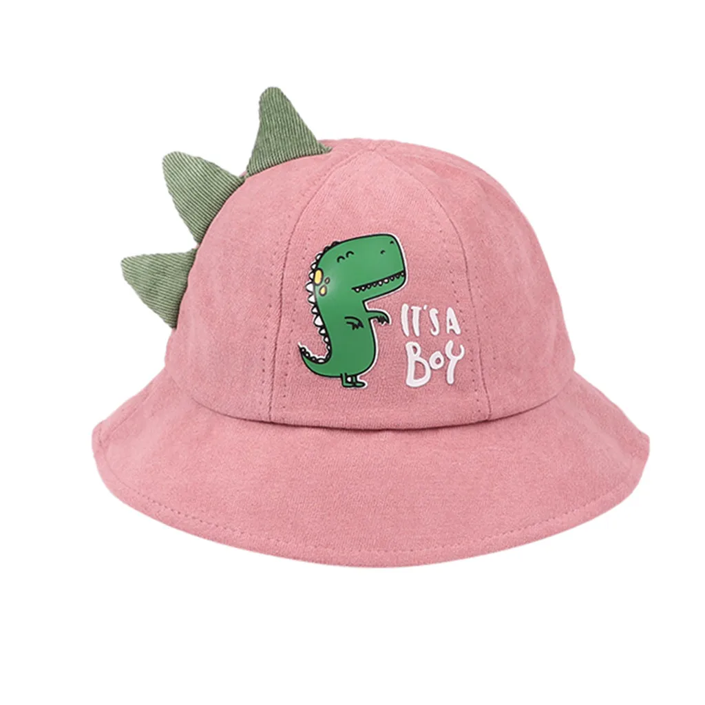 Детская модная теплая шапка с милым динозавром из мультфильма сезон осень-зима в