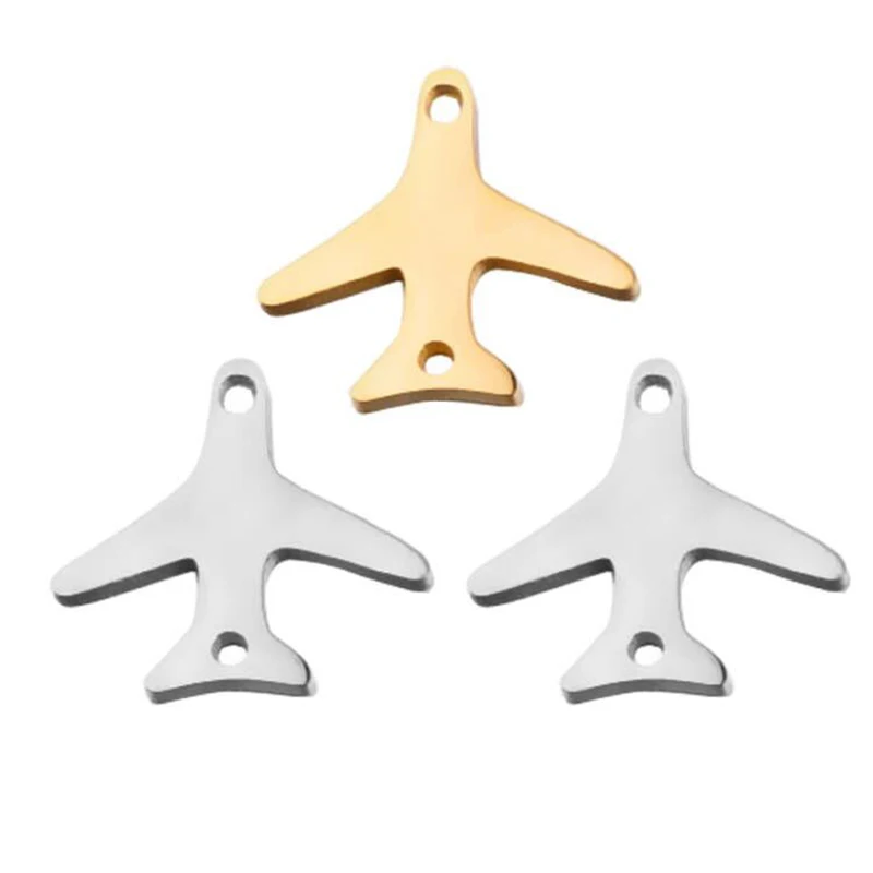 Соединитель для самолета/звезды из нержавеющей стали с двумя отверстиями 5 шт. |