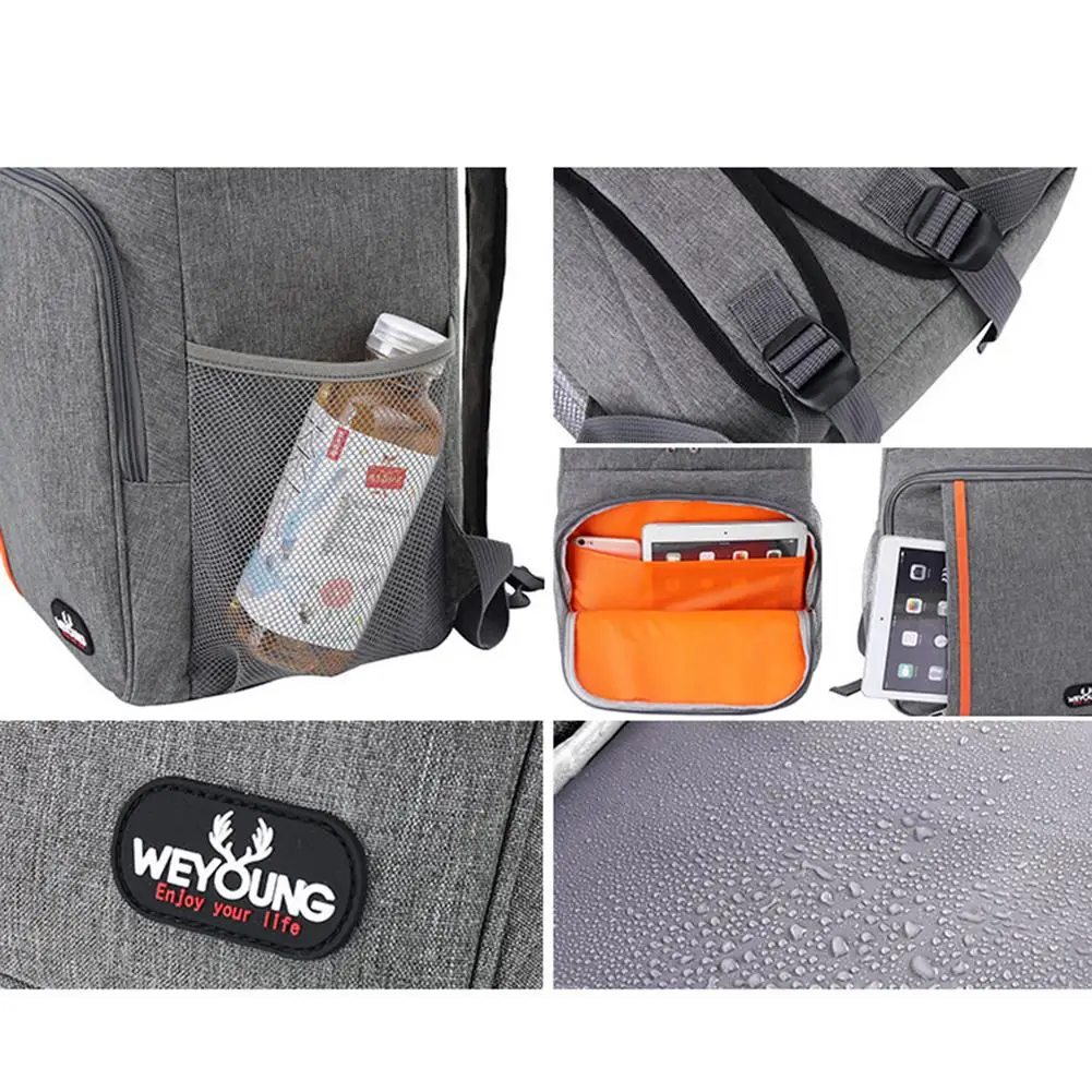 double shoulder backpacks unisex insulated cooler backpack leakproof cooler bags for beach hiking multi function outdoor picnic free global shipping