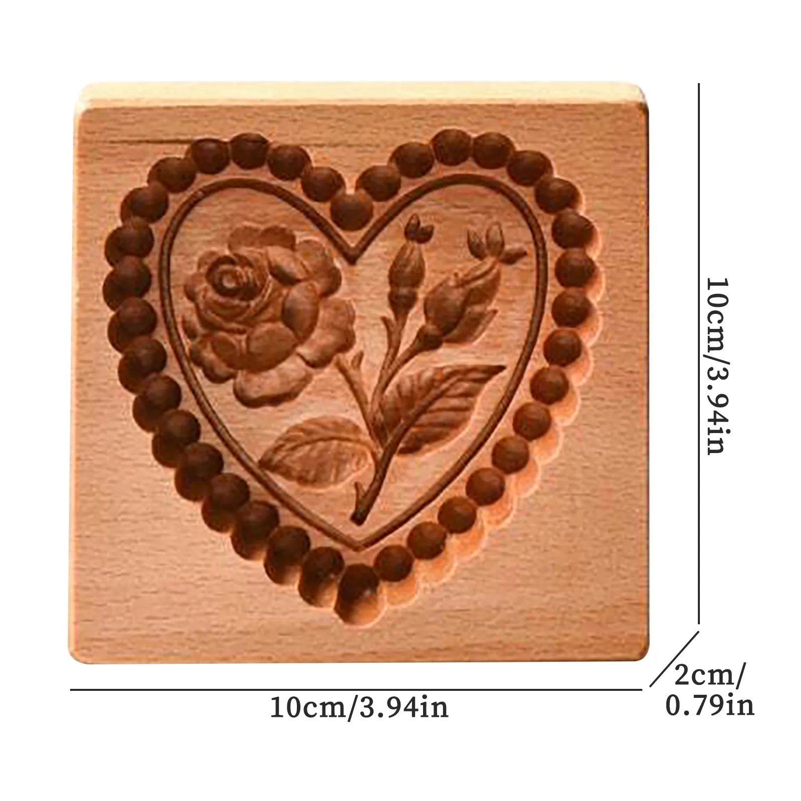 Kitchen Accessories Cake Cookie Die Cutting Machine Conical Plant Model DIY Wooden Gingerbread Baking | Дом и сад