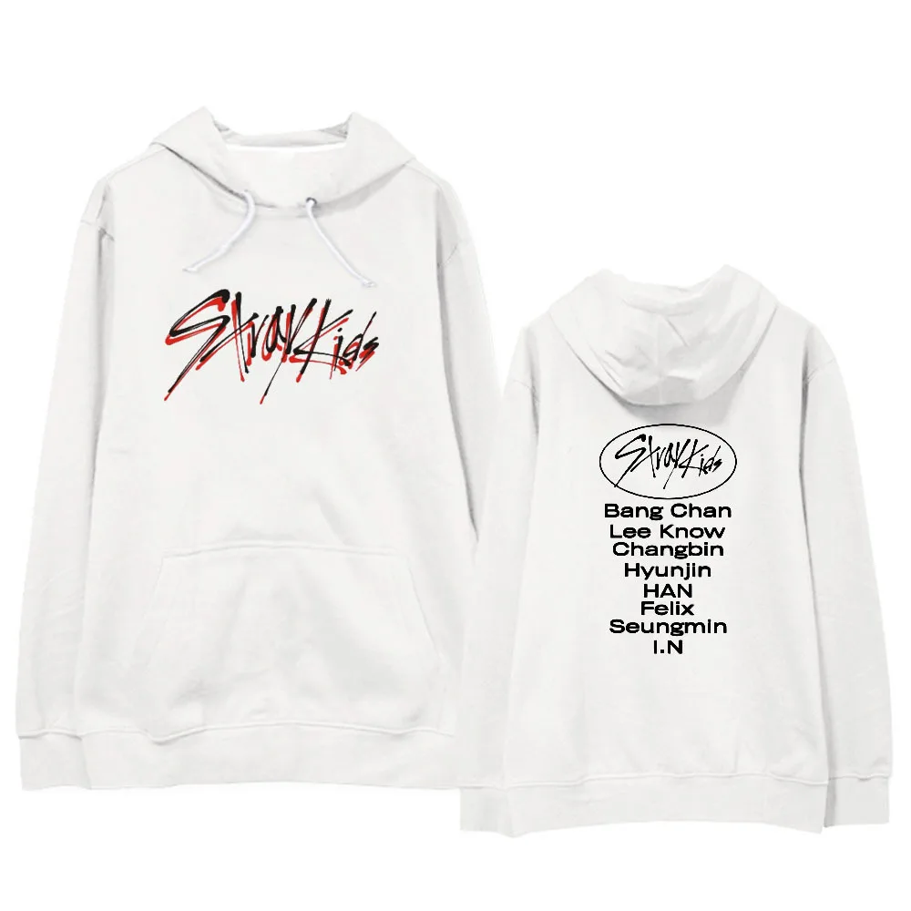 

Худи kpop Straykids в стиле K-POP, пуловер, топы, женская новая стильная толстовка, Женская Повседневная Толстовка большого размера 4XL в стиле Харадзю...