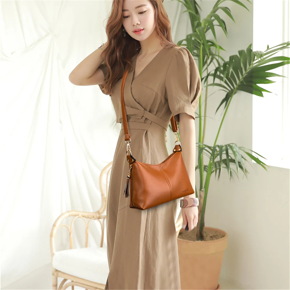 Кожаные маленькие Хобо роскошные сумки женские дизайнерские высококачественные