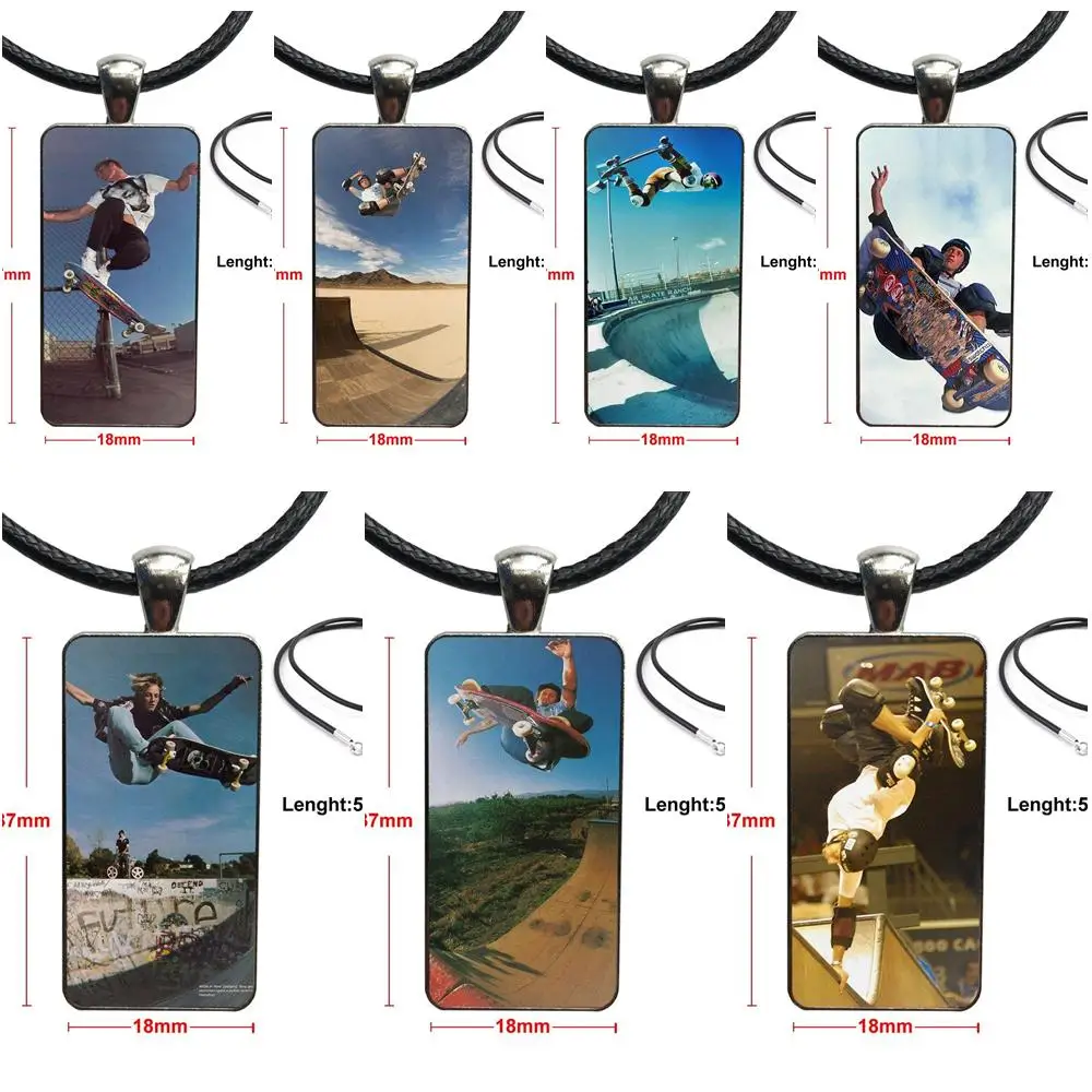 Tony Hawk скейтборд Легенда для женщин модное ювелирное ожерелье модная Длинная