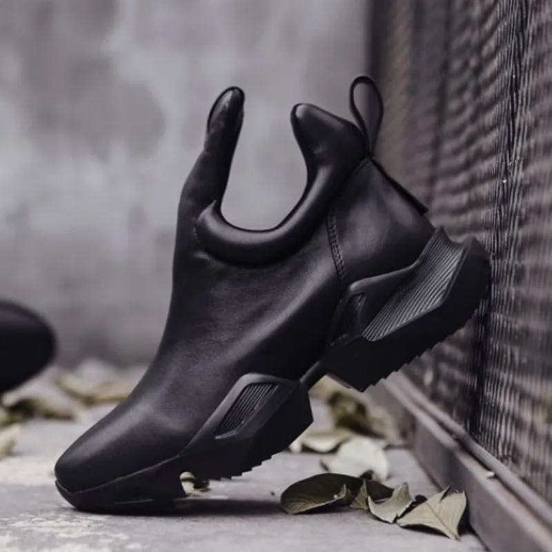 Мужские повседневные кроссовки из обувь для активных движений натуральной кожи