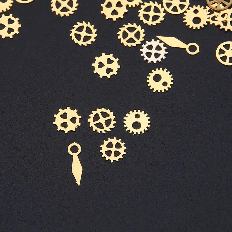 60 шт Смешанные стимпанк Cogs Gears часы ручной Шарм УФ рамка смола наполнение