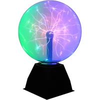 rgbredgreenblue novelty plasma magic ball lamp 8 inch voice control touch light led night lights for room decor holiday gifts