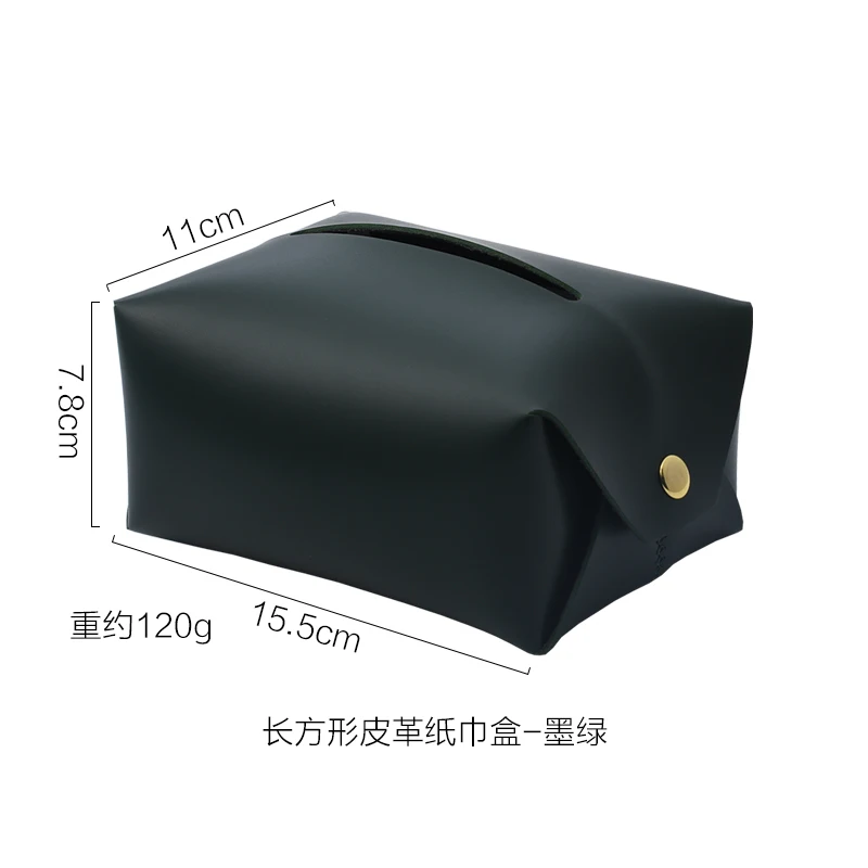 

Simplicity Modern Tissue Box Nordic Desktop Storage Leather Tissue Box Reusable Container Rangement Interior Decoration ED50TB