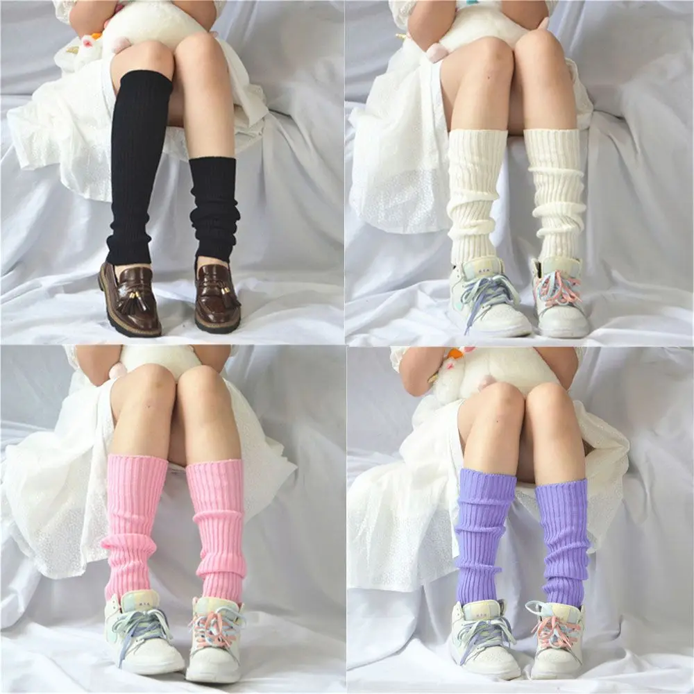 

New Trend Stretchable leggings Thigh protector Ballet Accessories Knitted Wool Calf Socks Furry Ankle Leg Warmers