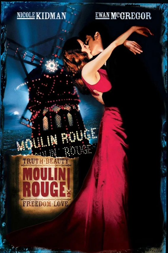 

MOULIN ROUGE MOVIE Art Film Print Silk Poster Home Wall Decor 24x36inch