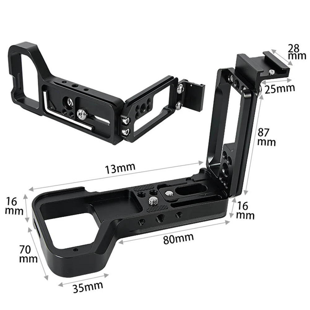 

camera stabilizer Vertical Clapper for Sony A7R4 with Hot Shoes SLR Camera Handle Base L-shaped Quick Release Pullable Plate