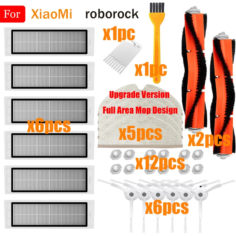 Запчасти для робота пылесоса XiaoMi Roborock S50 S51 S55 s5 s6 xiaowa|Запчасти пылесоса| |