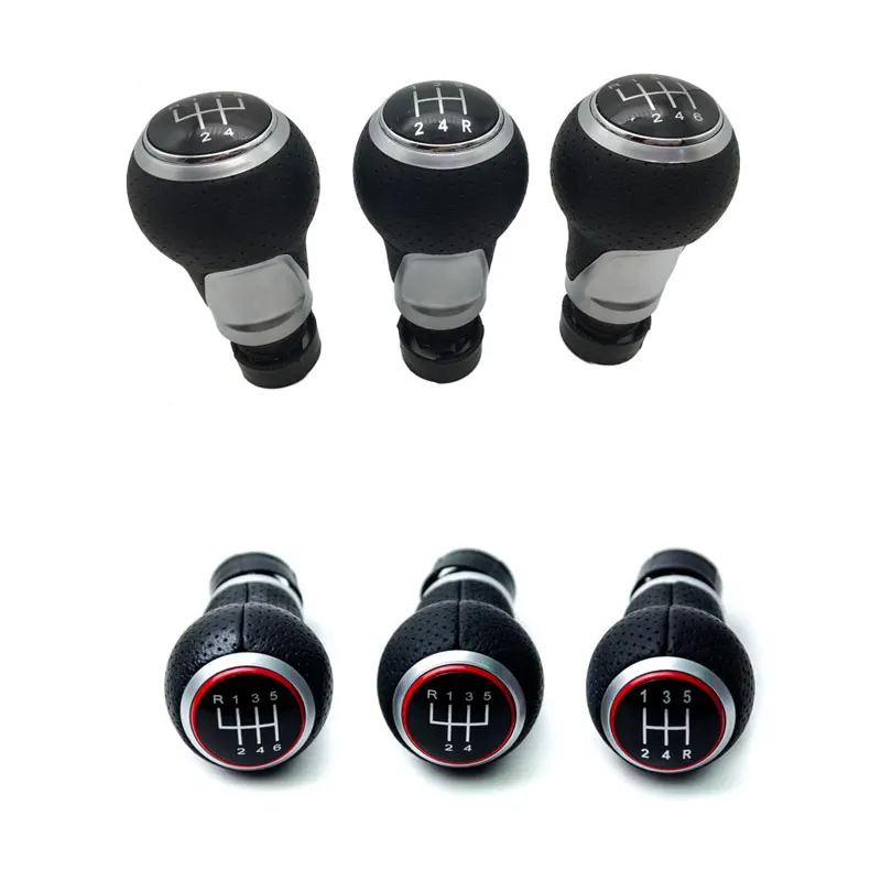 

HA5 Gear 6 Speed Car Shift Gear Knob 12mm For Audi A3 A4 S4 B6 B7 Passat B5 3BG Passat B6 B7 CC 3C Golf 4 Mk4 Golf 5 6Golf 7 GTI