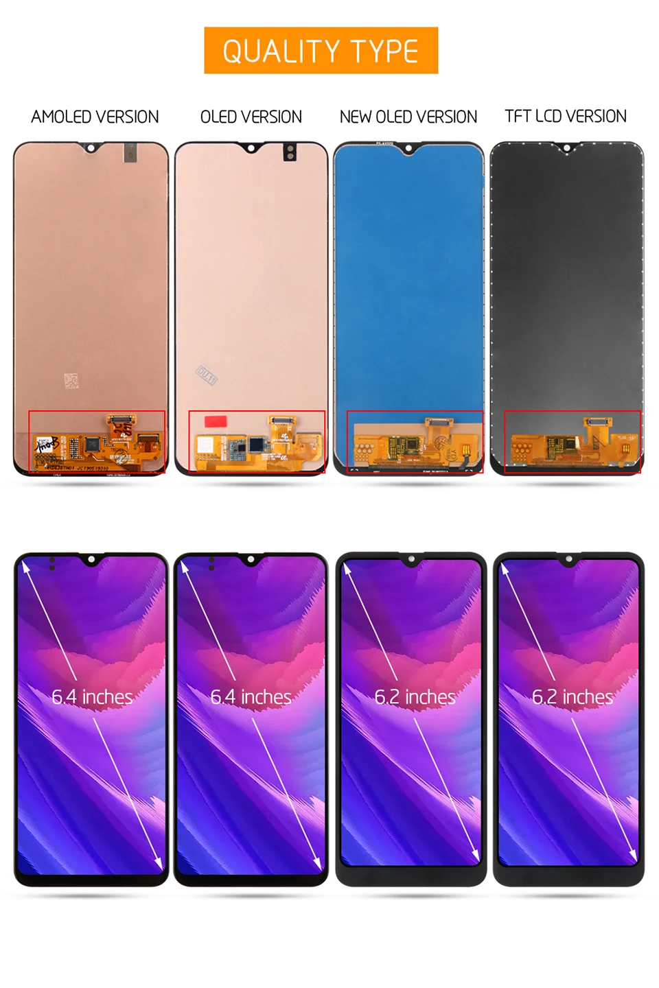 AMOLED экран для samsung Galaxy A20 ЖК A205 A205F A205FD сенсорный дигитайзер сенсор стекло сборка для samsung A20e дисплей A202