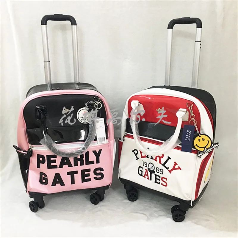 Новая сумка тележка PG89 для одежды гольфа на колесиках с жемчужными