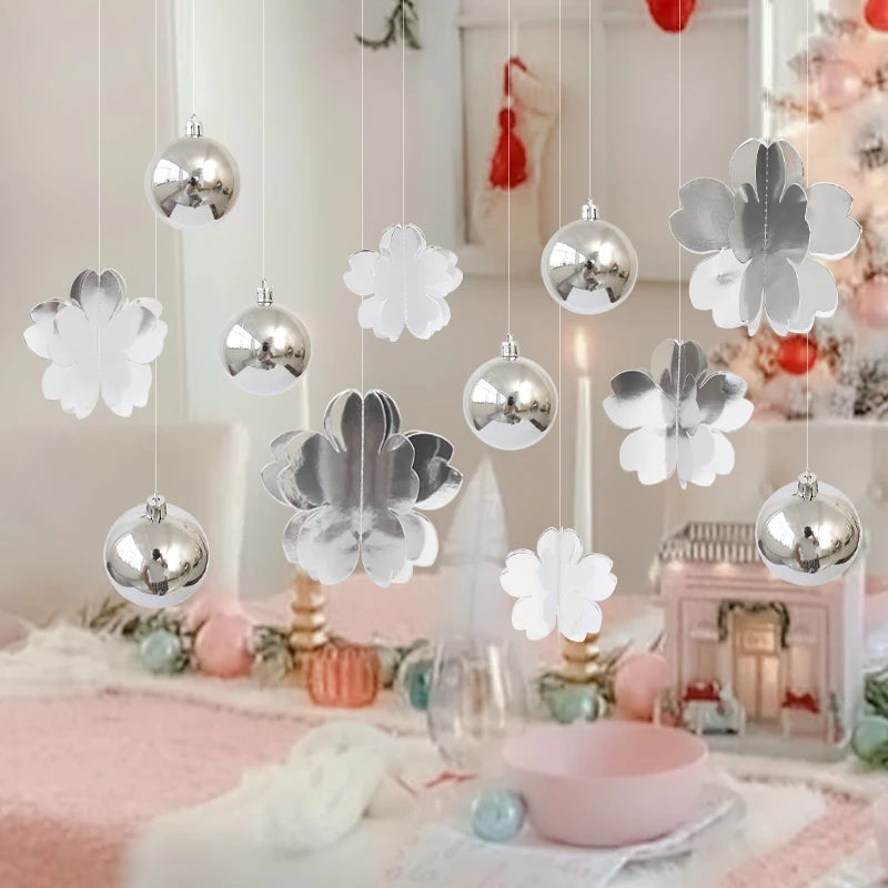 Gift Christmas Balls Home Kitchen Kids Stickers Room Festive Low Price Items New Year 2021 Set Navidad Accessories ZZ50SD | Дом и сад