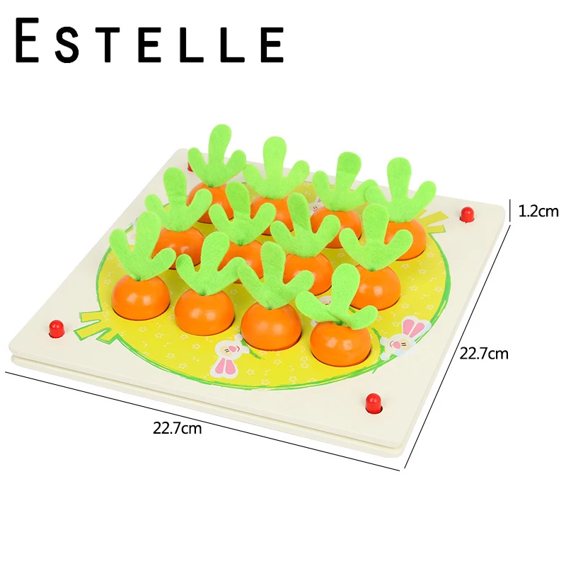 Монтессори детей Репка памяти шахматы игрушки для раннего образования