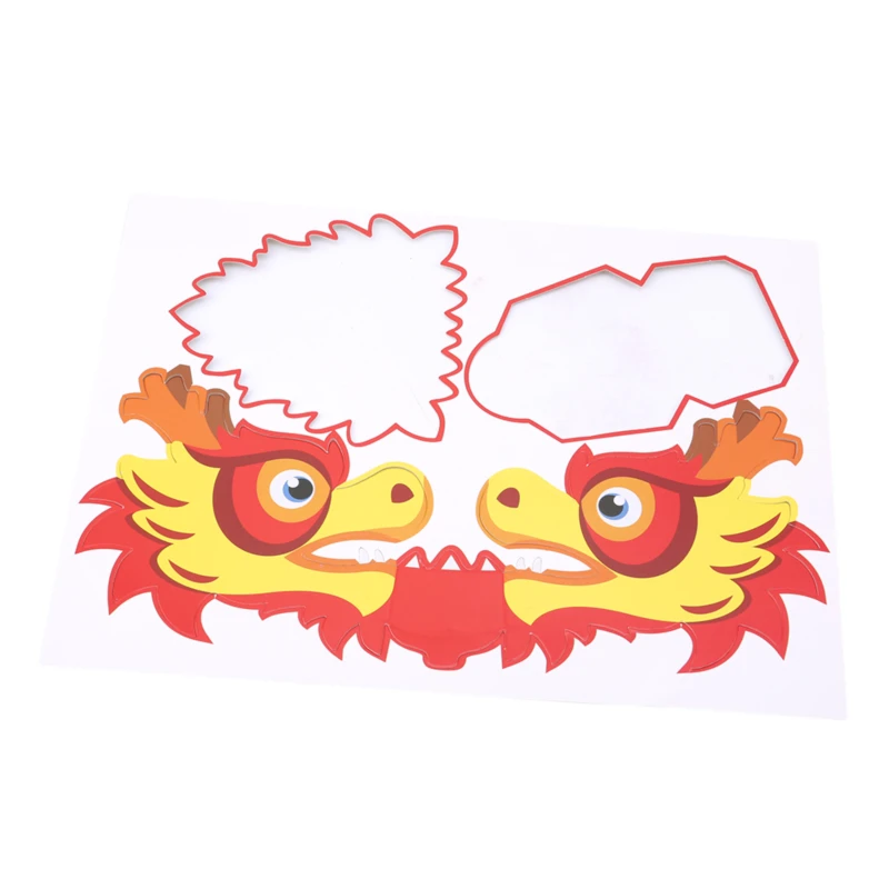 

Dragon Dance Children's Handmade Kindergarten Craft Toy DIY Material Package For Children Manual Chinese Traditional Toy