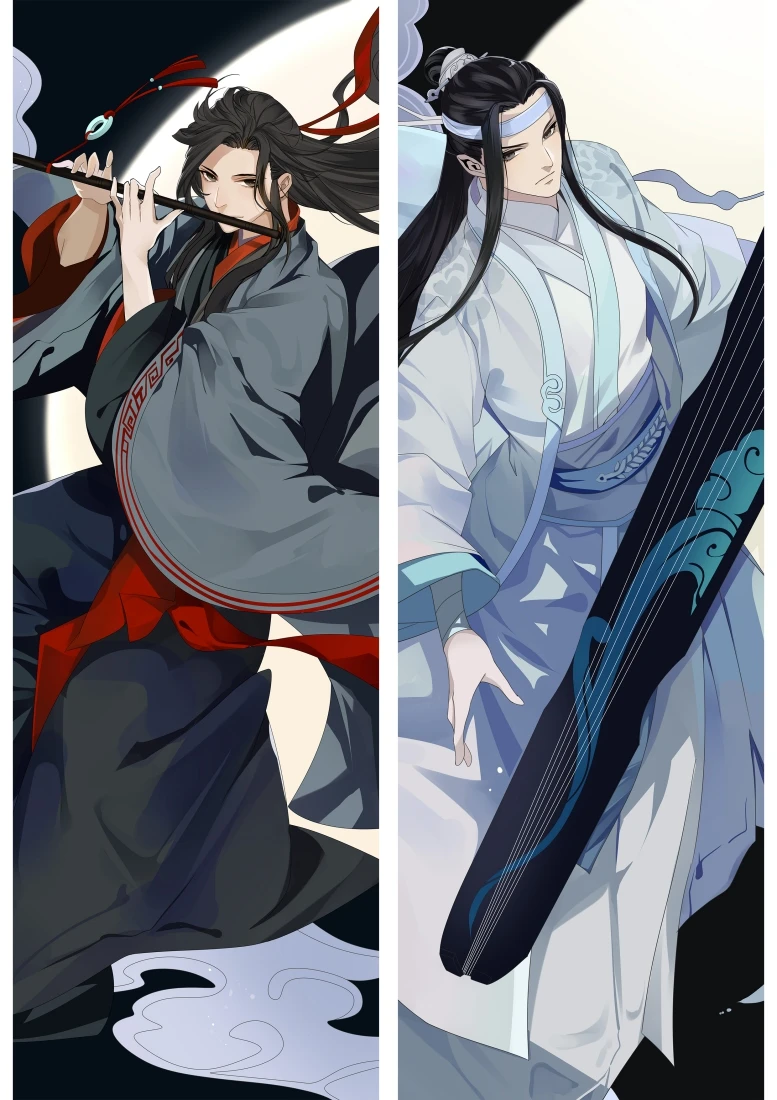 Grandmaster of Demonic Cultivation Mo Dao Zu Shi Cosplay Dakimakura Pillow Case Hugging Body Prop