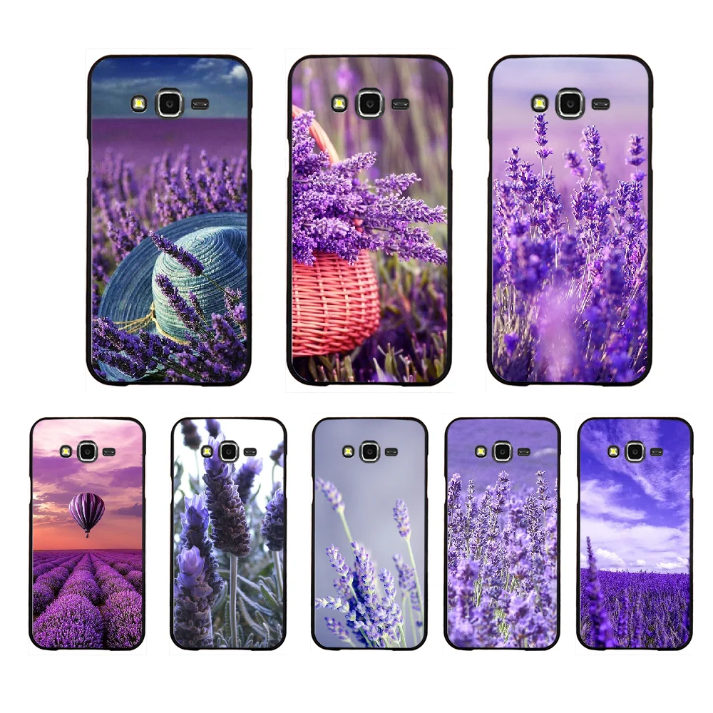 NBDRUICAI Мягкий силиконовый чехол для телефона из ТПУ с лавандой и фиолетовыми