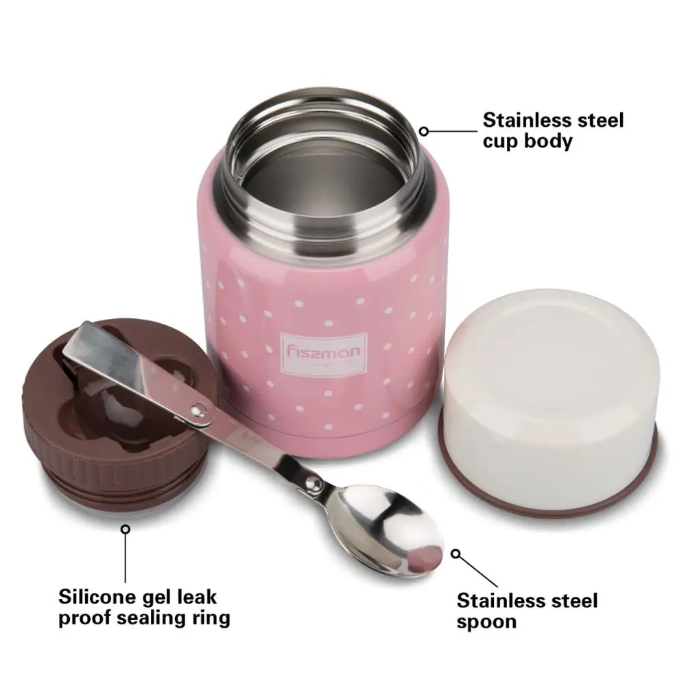 Фиссман 350 мл Термос для пищевых продуктов термос с вакуумной изоляцией