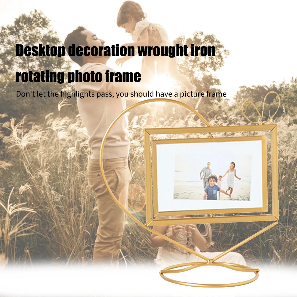 Картина Двусторонняя гостиная в форме сердца бесплатная подставка фоторамка