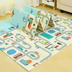 Детские Развивающие коврики XPE, детский коврик для лазания, детские коврики для игр, игрушки для младенцев, складной мультяшный игровой коврик большого размера