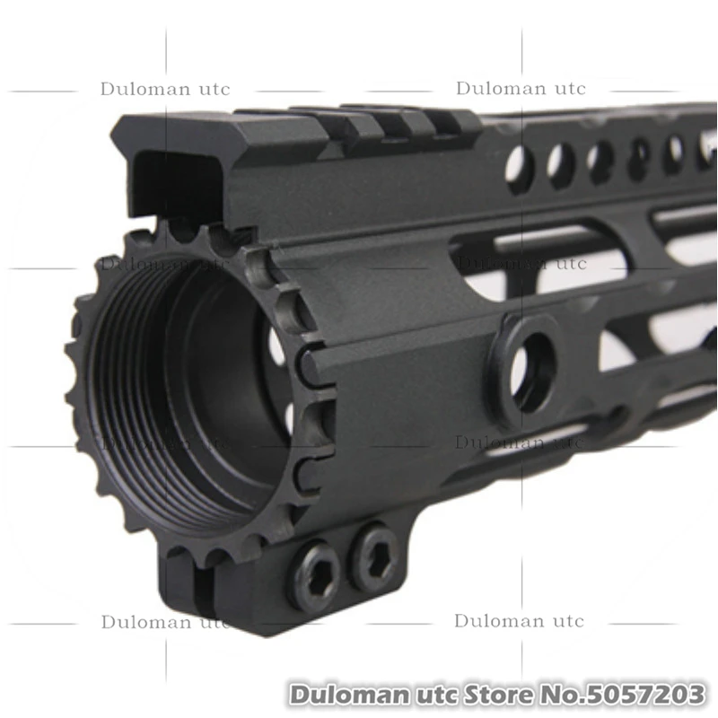 Duloman utc MI M-LOK ультра легкий свободный поплавок Handguard Тактический CNC 12,5 дюймов поручень для страйкбола AEG/GBB винтовки