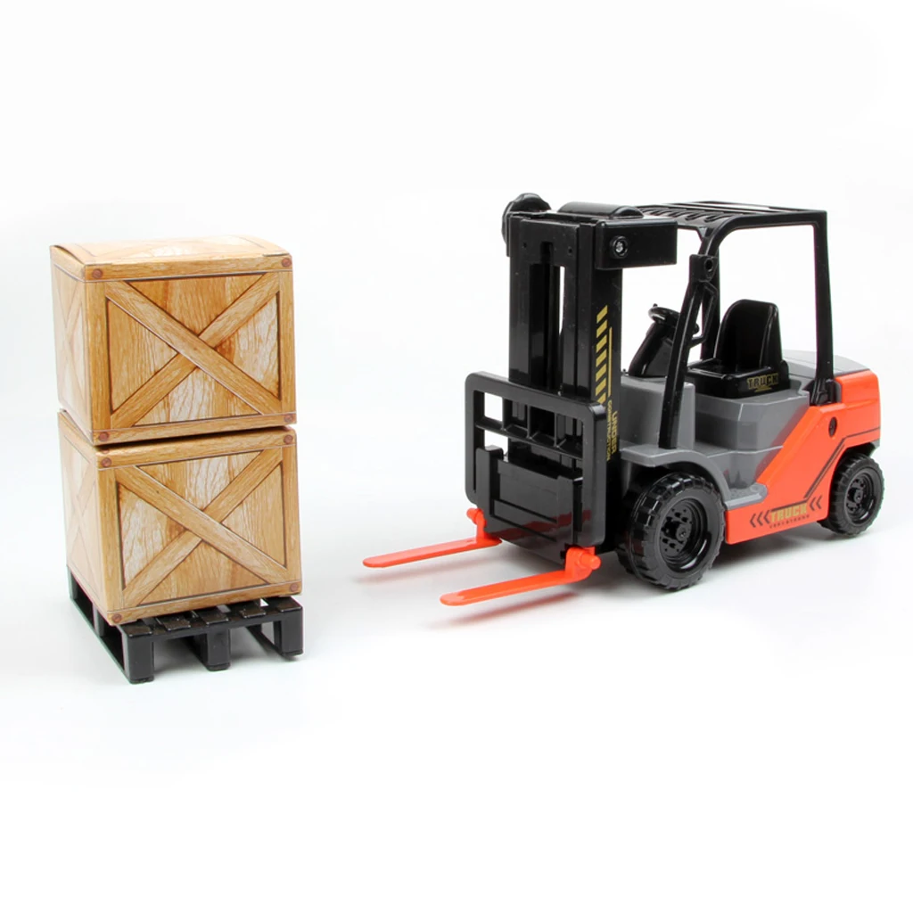 Miniature 1:22 Plastic Fork Lift Truck Engineering Vehicle Toy Gift | Игрушки и хобби