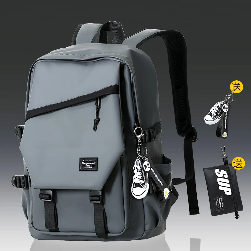 

Simple Japanese schoolbag male ins cool backpack junior high school student backpack female Harajuku ulzzang teenager