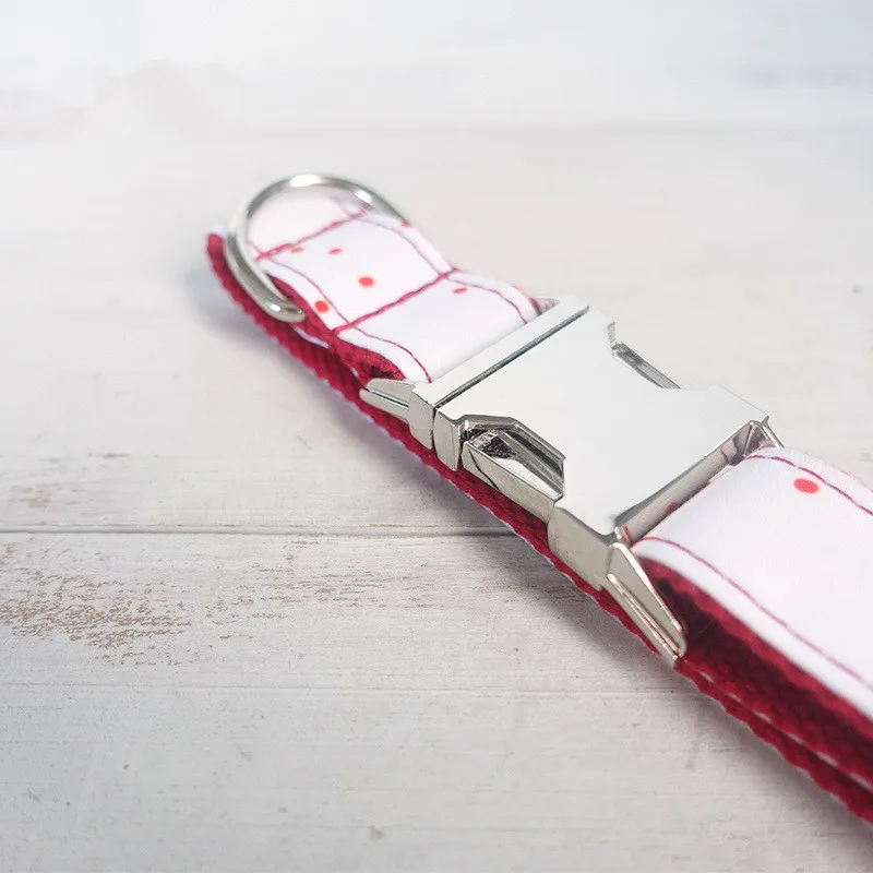 Ошейник Beagle для собаки в яркую красную точку | Дом и сад