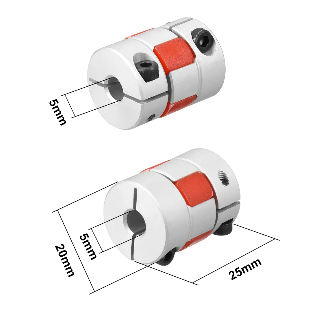 

Uxcell 2 ., 5 5 , L25xD20