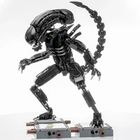 new 600pcs stars space wars movie aliens vs predator wars mech model building blocks bricks moc 27578 toys kid gift