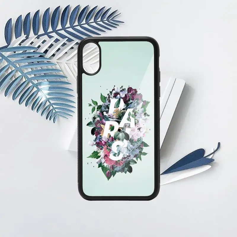 

Funny flower phrases art high quality Phone Case PC for iPhone 11 12 pro XS MAX 8 7 6 6S Plus X 5S SE 2020 XR