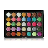 35 colors professional eyeshadow palette matte powder glitter eye shadow makeup shimmer pigments kit waterproof long lasting