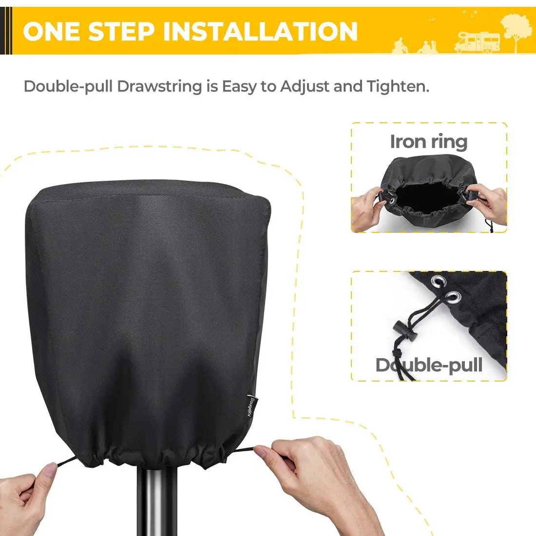 Универсальный чехол для домкрата на язычок из полиэстера 600D | Автомобили и