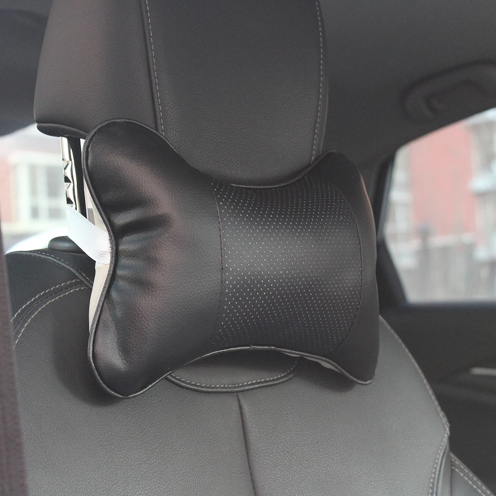 Абсолютно новые универсальные автомобильные подушки для шеи из пвх кожи дышащая
